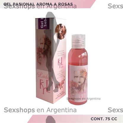 Gel Pasional aroma a rosas 75cc